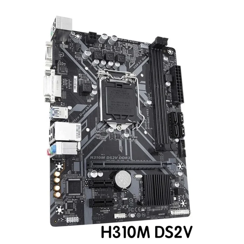 Para Gigabyte H310M DS2V DDR3 placa base LGA 1151 DDR3 100% probado OK completamente funciona envío gratis