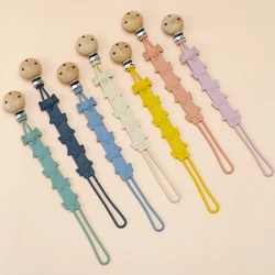 1Pcs Pacifier Clips Elephant Silicone Nipple Clip Dummy Clips Baby Pacifier Holder Teether Toy Pacifier Chain Baby Accessories