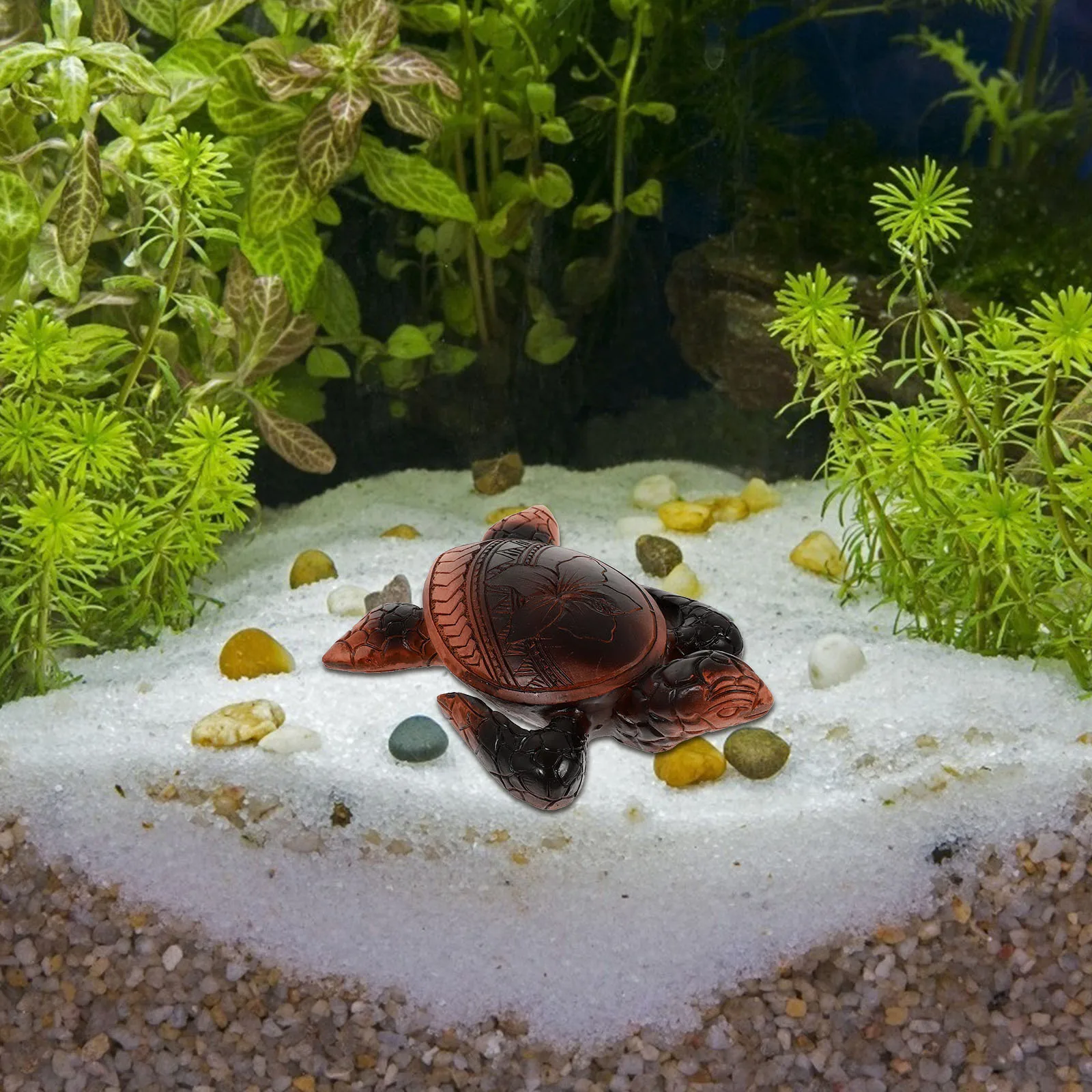 

1Pcs Resin Sea Turtle Adornment Premium Safe Desktop Garden Ornament Decorative Gift Photography Prop Resin Turtle