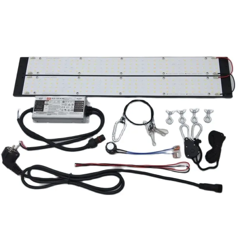 โคมไฟ LED แท่งควอนตัมสำหรับปลูกต้นไม้ซัมซุง LM281B + ชุดสมบูรณ์100วัตต์ไดรเวอร์แบบ DIY QB128 mW 3000-5000K 660nm ปลูกในร่ม