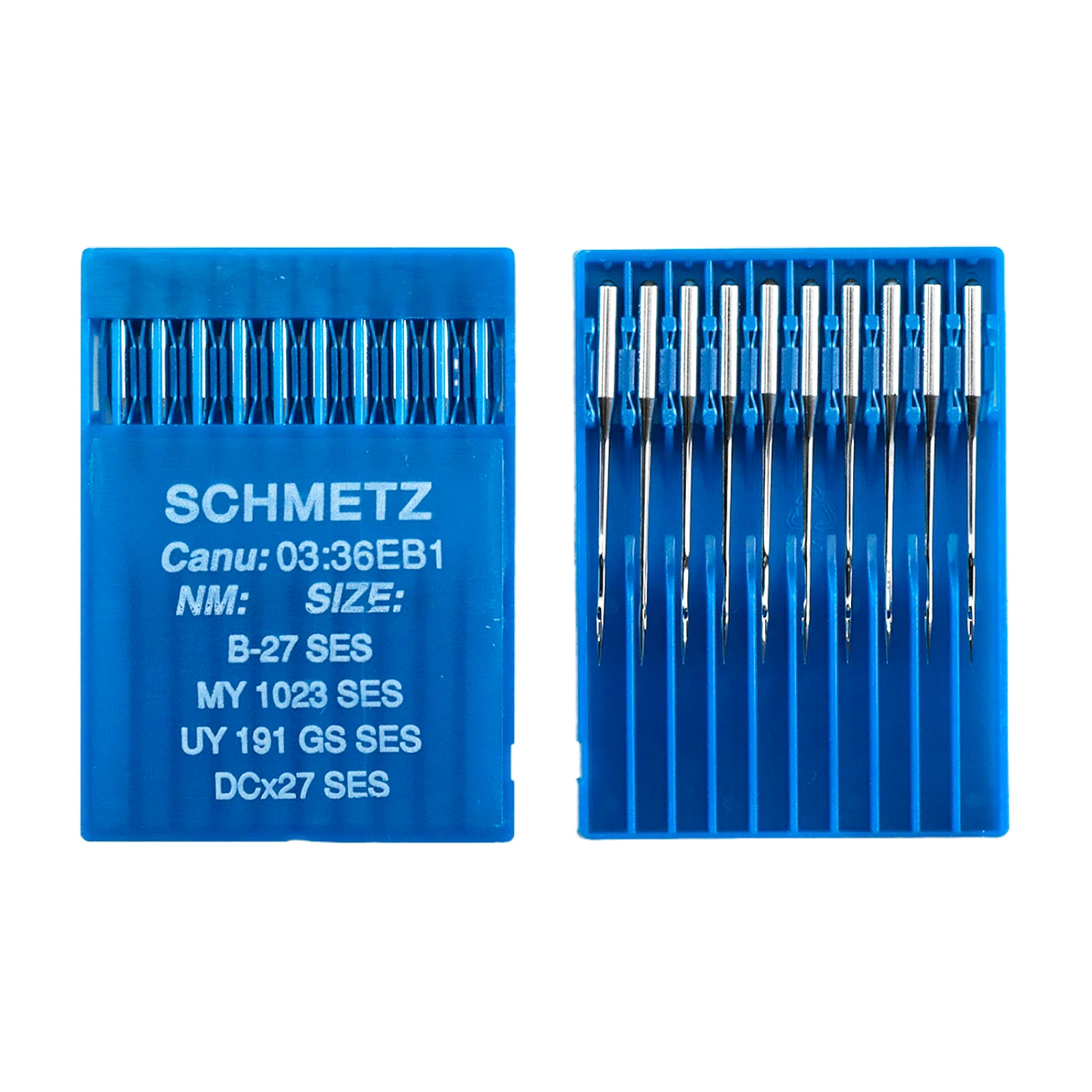 DCX27 SCHMETZ Needles For Industrial Overlock Sewing Machines 81X1, B27, MY 1023, UY191 (Pack of 100 Pieces)