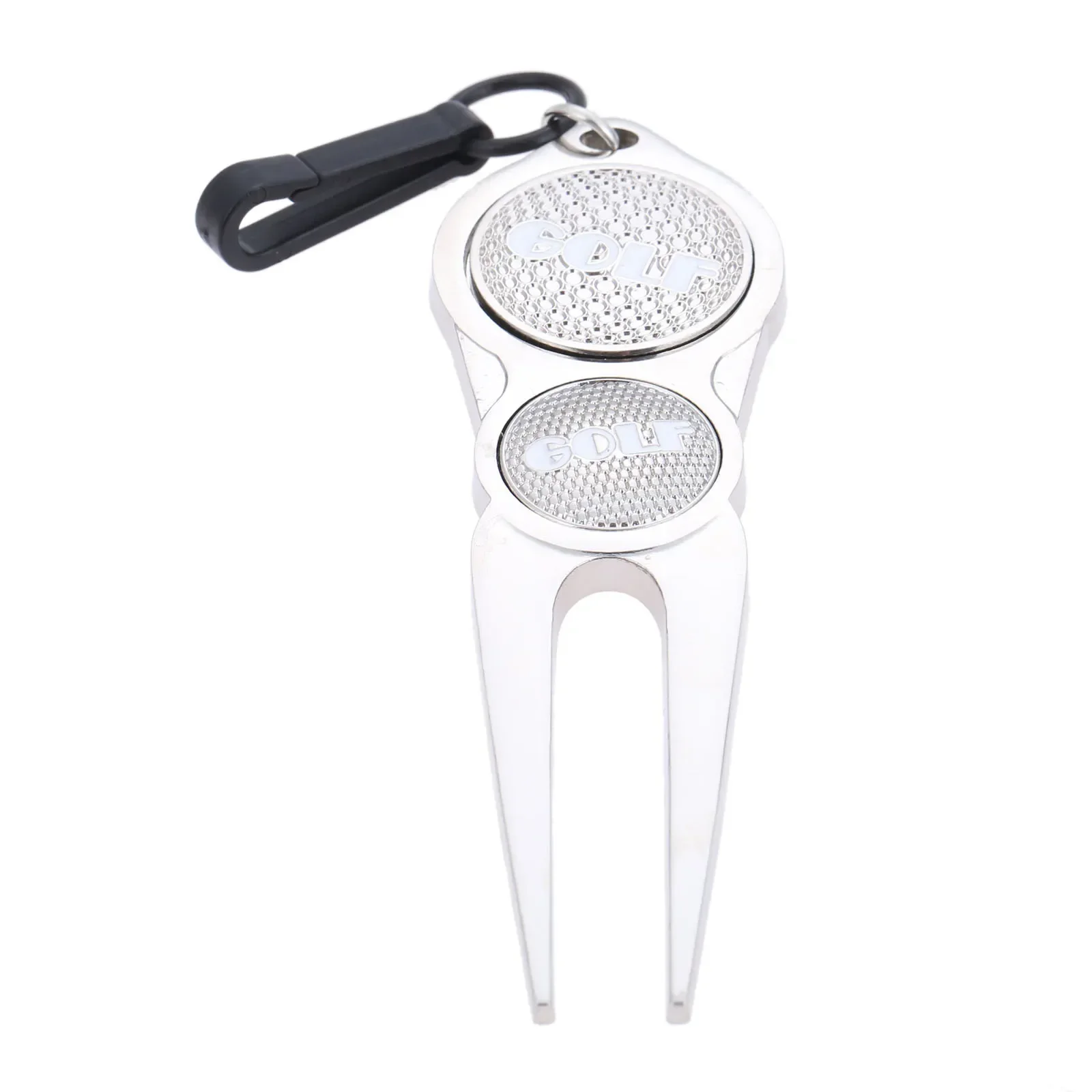 

Zinc Alloy Golf Pitch Mark Repair Divot Tool With Detachable Hat Clip Balls Maker Golf Club Putting Lawn Green Fork Repair Tools