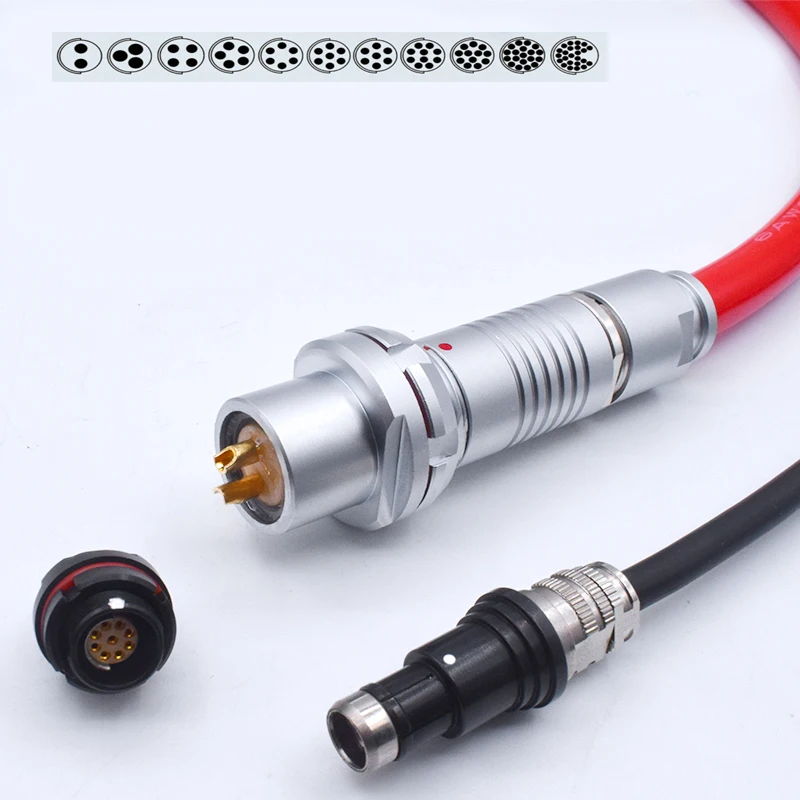 Imagem -05 - Envio Rápido Fischer 102 103 1031 104 Curto Ip67 ss Dbpu 12 19 Pinos de Metal Aviação ip 67 Conector