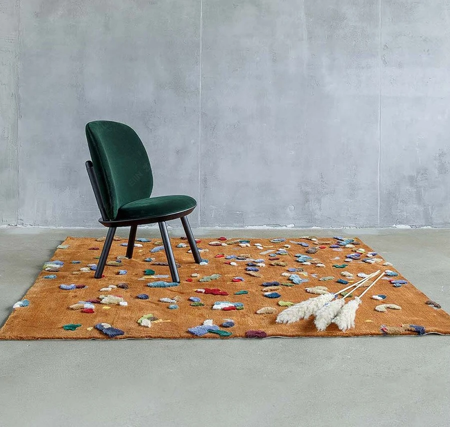 Dopamine wool carpet living room French vintage sofa blanket