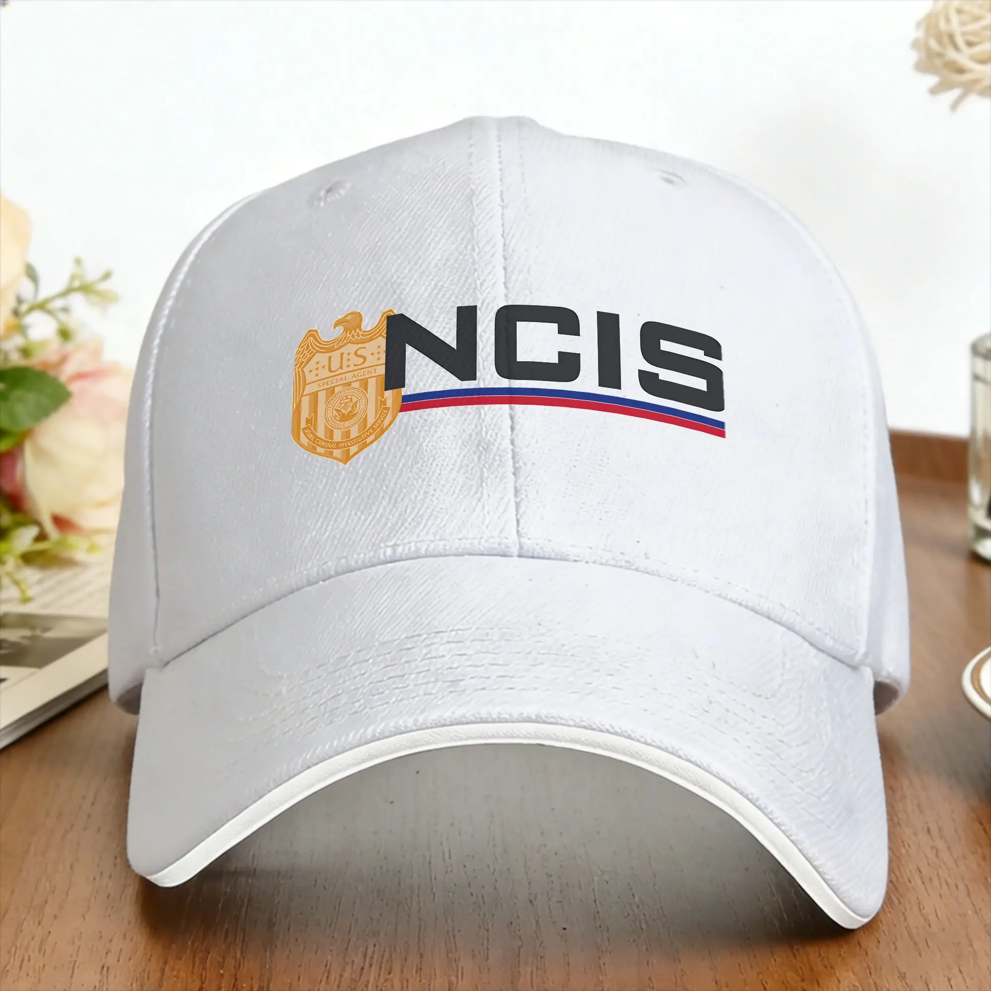 Sun Baseball Cap NCIS Naval Criminal Investigative Service  Design Trucker Hat Adjustable Stylish Hiking Fishing Baseball Caps