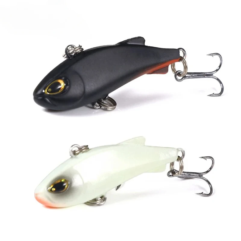 Mini VIB Fishing Lure Iscas Artificiais, Afundando Wobblers Bass Crankbait Equipamento De Pesca De Inverno Vibração 4cm, 4g, 1Pc