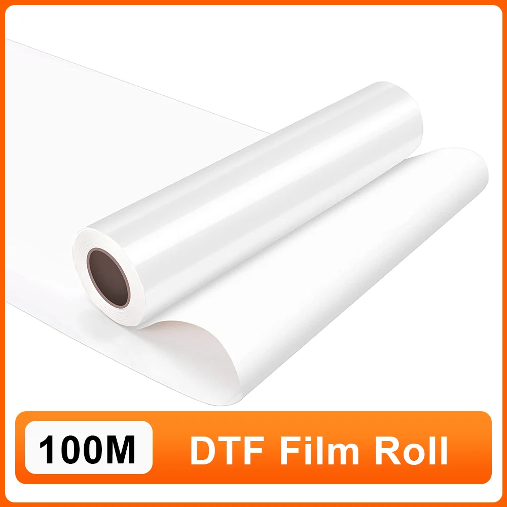 21/30CM DTF PET Film Roll Direct Transfer PET Film DTF Film Roll for T-shirt Heat Transfer 100% Transfer A3 A4 DTF PET Film Roll