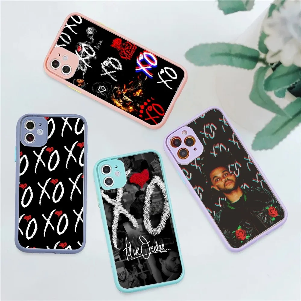 Singer T-The W-WeekndS Phone Case for iPhone 14 11 12 13 Mini Pro Max 8 7 Plus X XR XS MAX Translucent Matte Cover