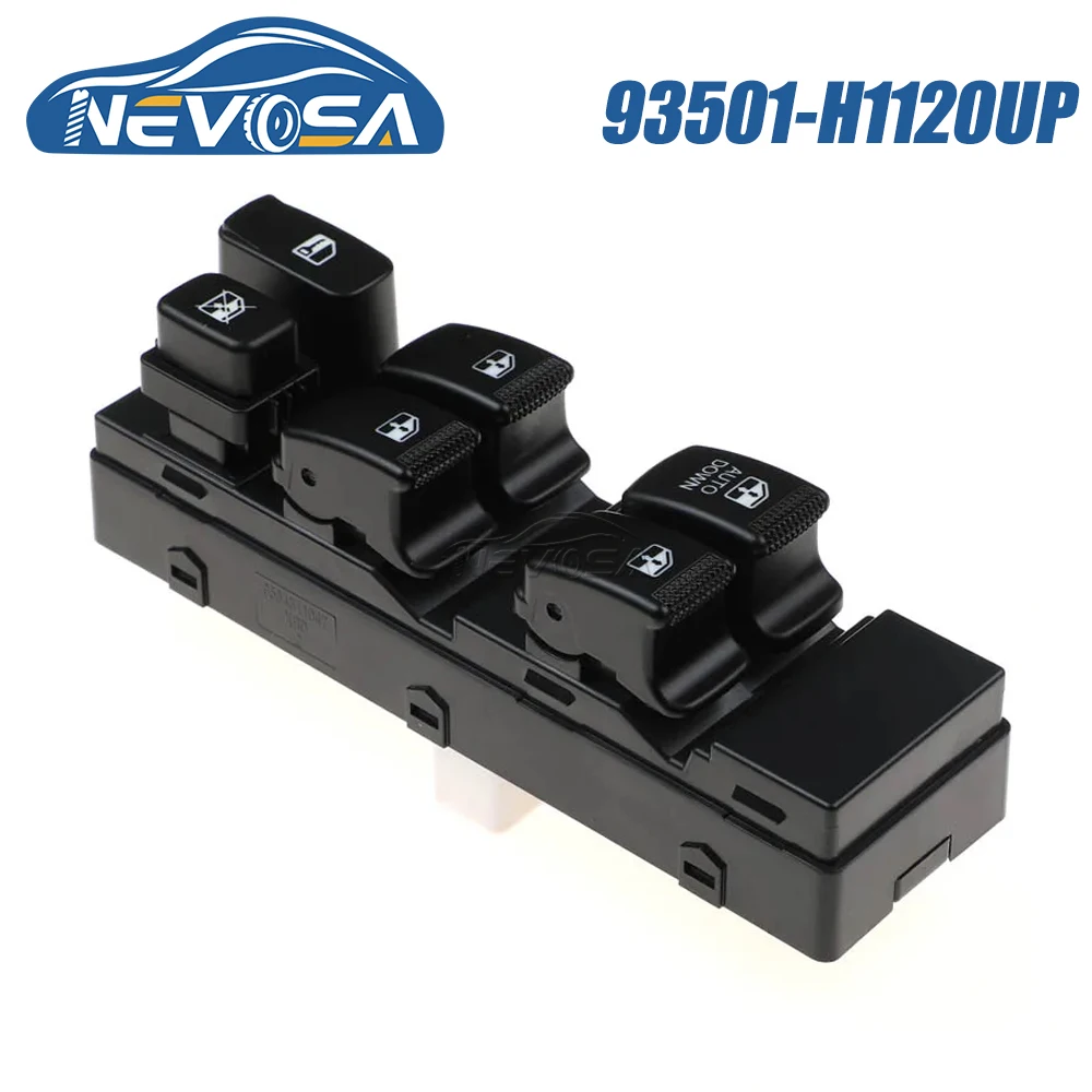 NEVOSA 93501-H1120UP Car Master Electric Window Glass Lift Switch For Hyundai Terracan 2001 2002 2003 2004 2005 2006 93501-H1120