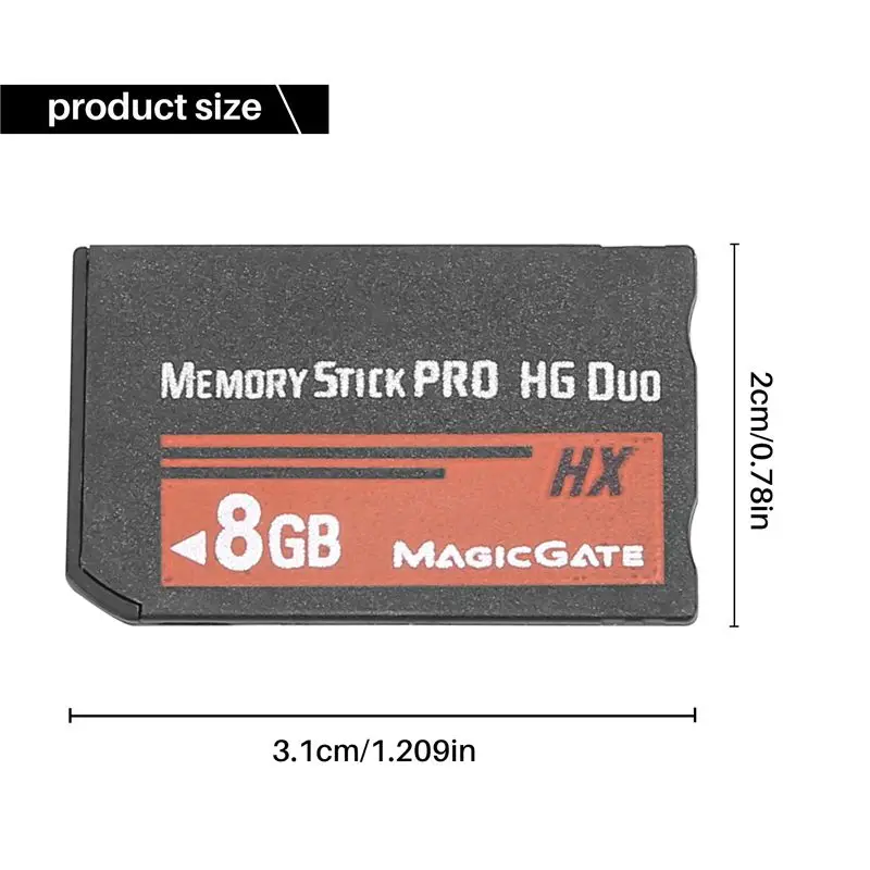 8GB Memory Stick MS Pro Duo Flash Card For Cybershot Camera