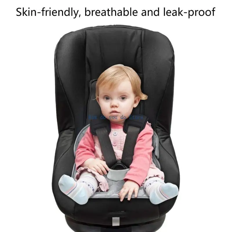

19QF Comfortable Child Carseat Pad Infants Baby Strollers Diaper Pad for Long Trip