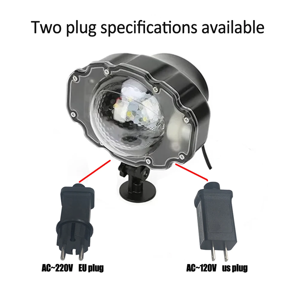DACHAN Snowfall LED Light Projector, Snow Falling Projector Lamp Dynamic Snow Effect Spotlight for Garden Outdoor Wedding Gift