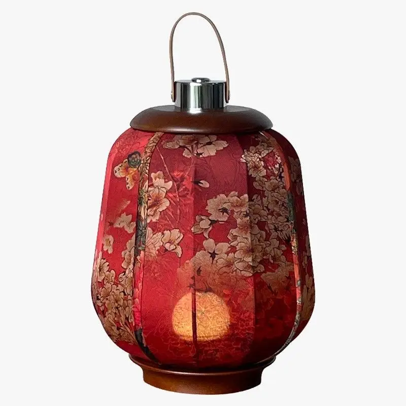 

palace lantern, wedding desk lamp, bedroom tea room bedside red, wedding room everbright lamp, new Chinese atmosphere lamp