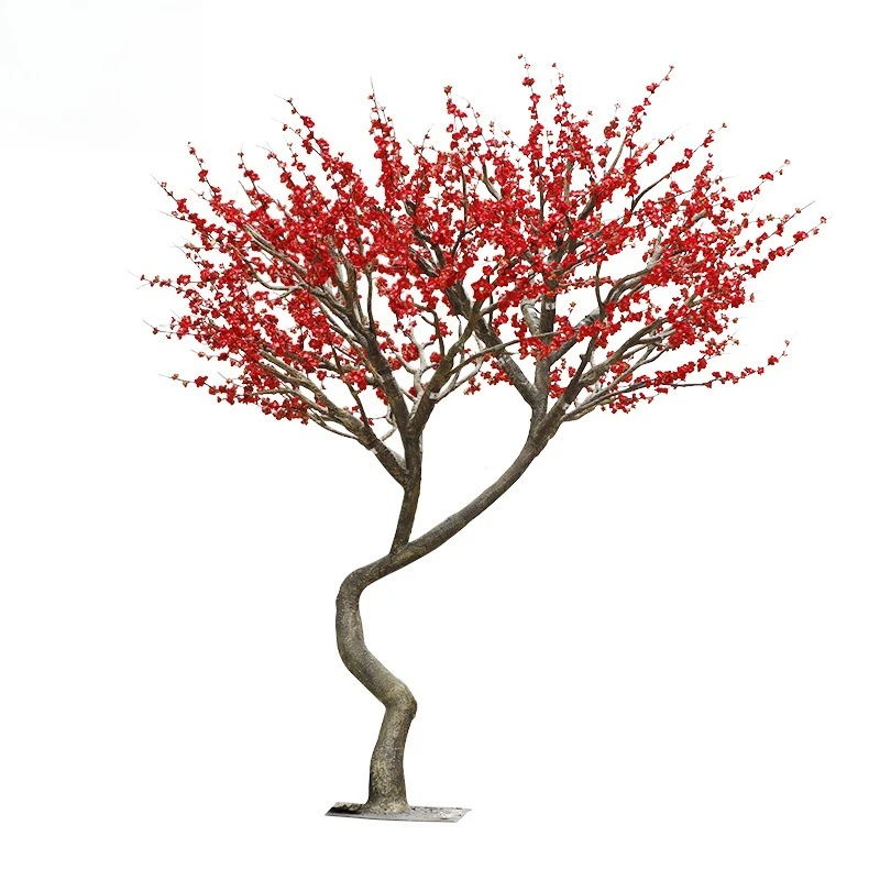 

Simulation, plum blossom tree, fake peach blossom tree, simulation, indoor and outdoor, landscaping, theme, park, large scale