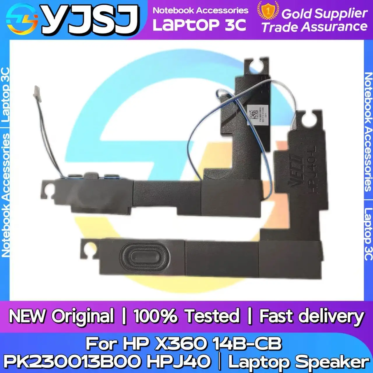 New Original Laptop Notebook Audio Speaker For HP X360 14B-CB built-in speaker horn audio PK230013B00 HPJ40