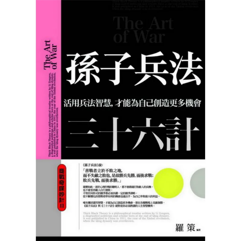 

Тридцать шесть стратагем Солнца Тюсу Искусство войны Гениальные стратегии в деловой войне Часть II Luo Ce 9789863897613