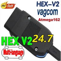 La más nueva actualización VCDS 25,3 herramienta de escáner de interfaz HEX V2 VAGCOM para AUDI Skoda Seat herramientas de diagnóstico de Autocom de coche en varios idiomas