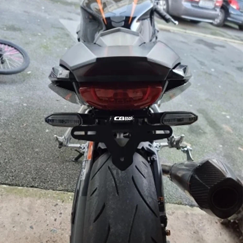 CBR650R CB650R License Plate Holder Bracket FOR HONDA CB CBR 650R 650r 2021 2022 Motorcycle Rear Tail Tidy Fender Eliminator kit