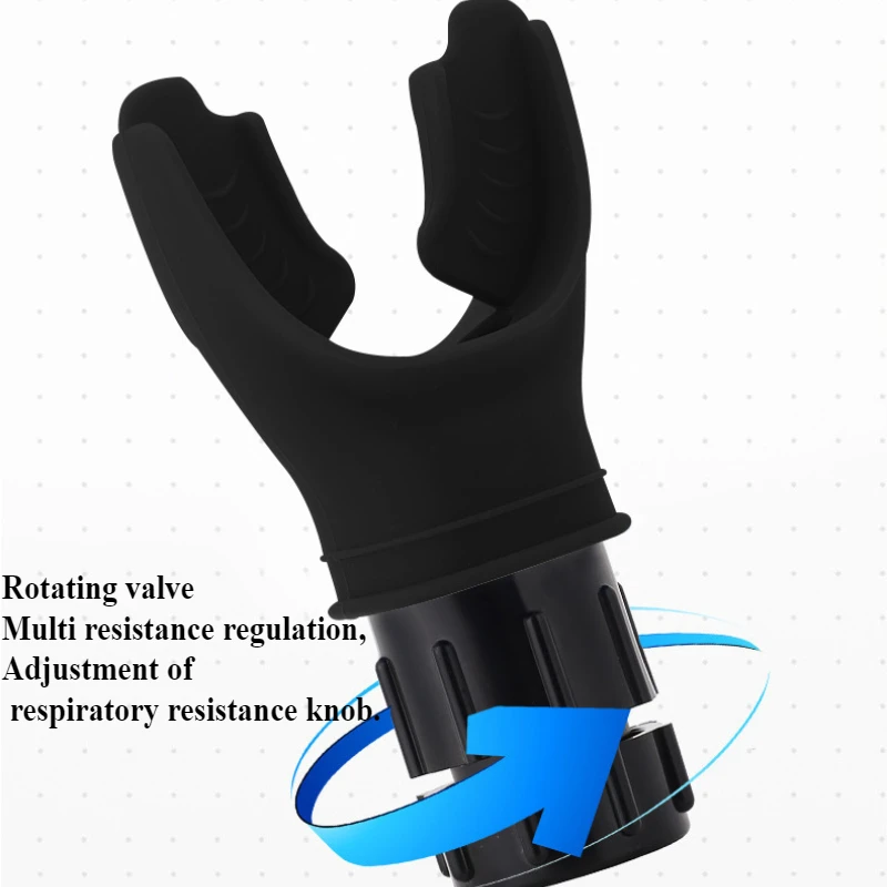 1pc Portable bite type lung obstruction function improvement respiratory capacity training device exercise training device