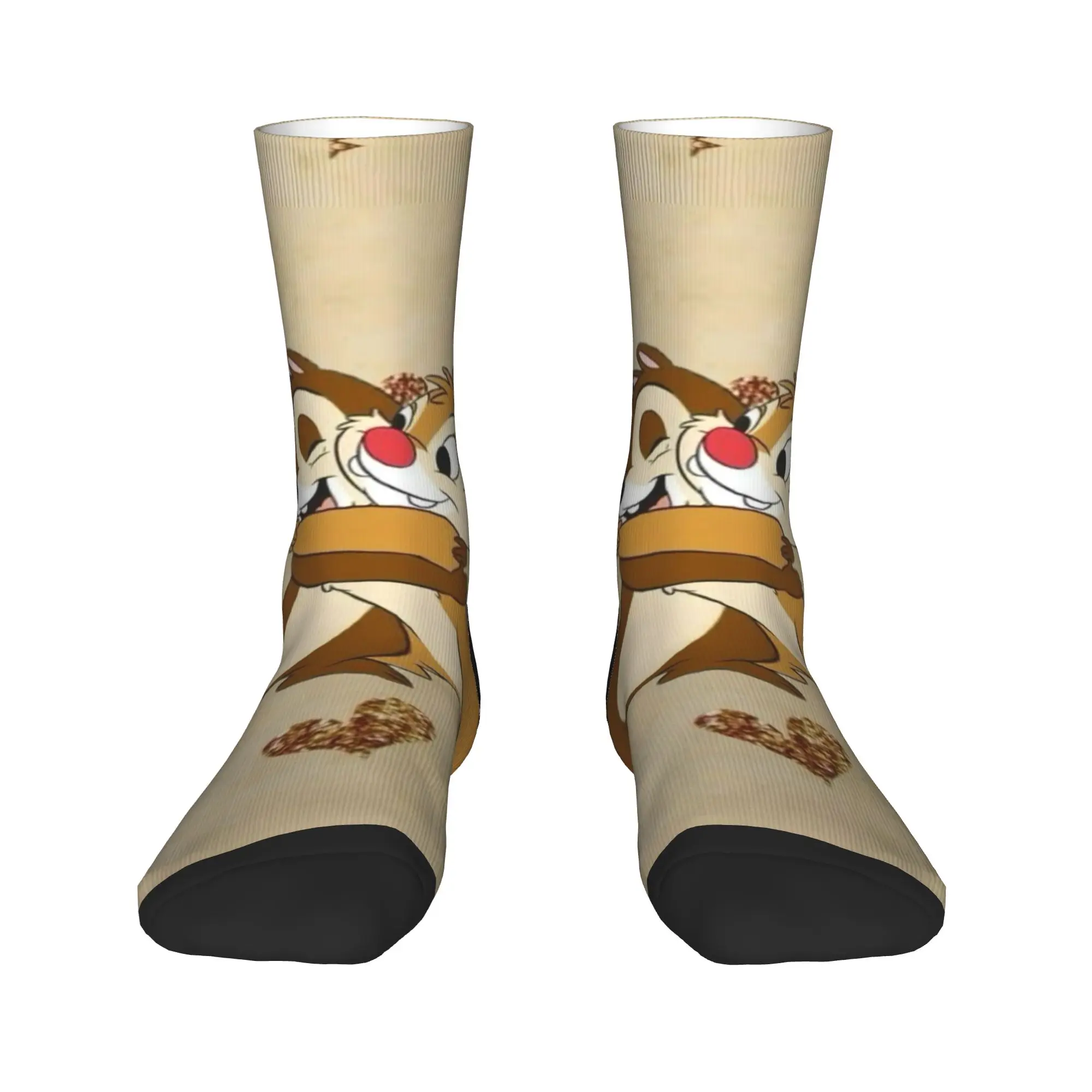 Chips 'n' Dales Socks Cartoon Squirrel Anti Bacterial Stockings Women Men Comfortable Climbing Socks Spring Design Socks