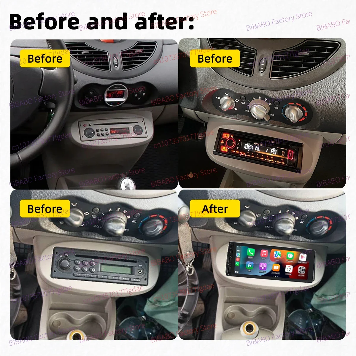 Android Car Multimedia for Renault Twingo II 2007-2016 6.86