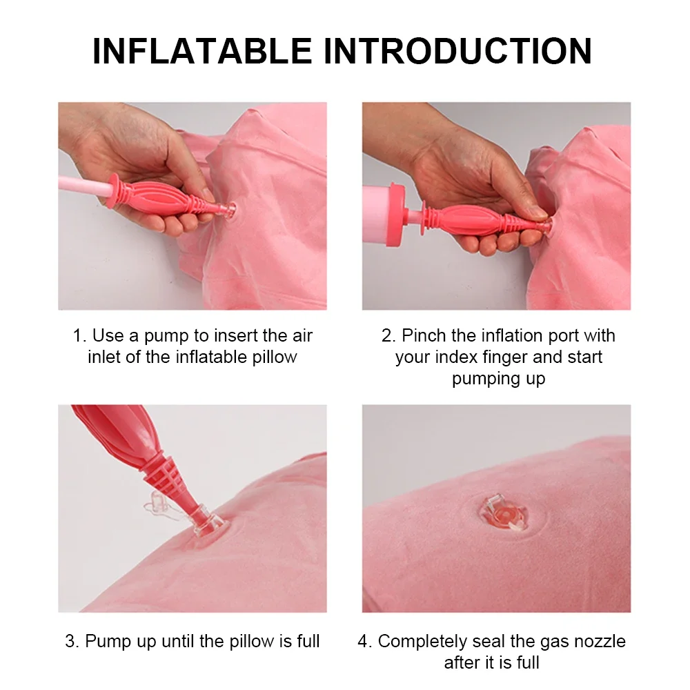 Inflatable U Shaped Sex Pillow Sex Furniture Sofa Masturbation Erotic Sex Toys Adults Sexual Position Assist Device for Couple