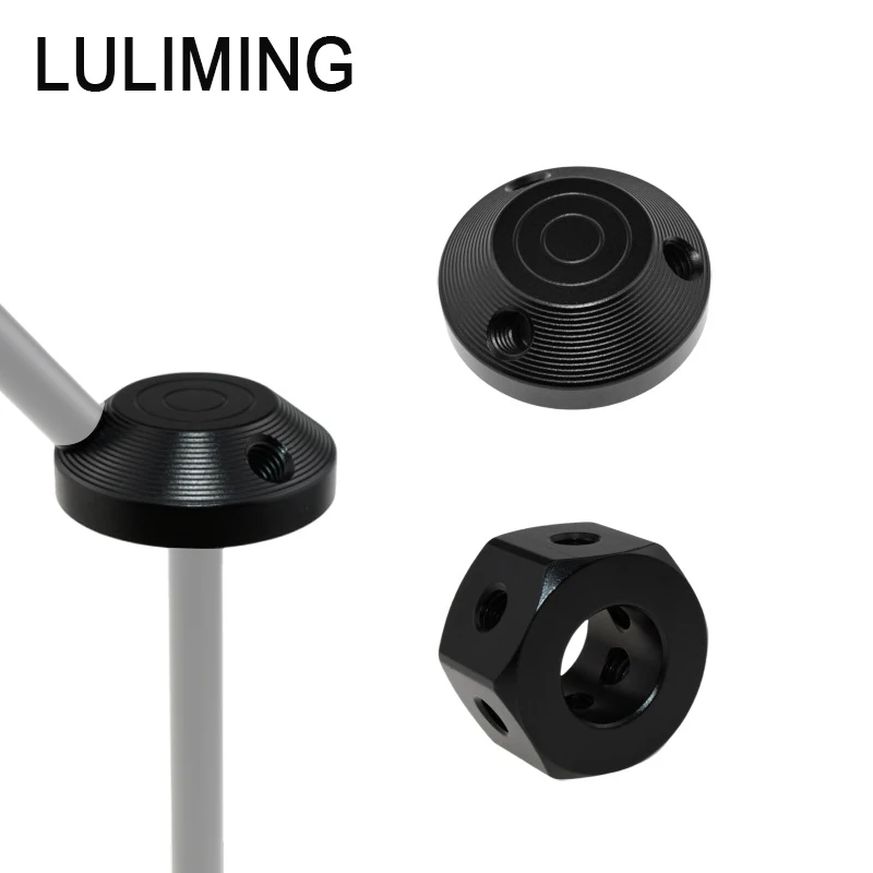 

Outdoor Camping Bracket Accessories M6 1/4 Porous Flange Hexagonal Nut Camping Lamp Extension Pole Atmosphere Lamp Accessories