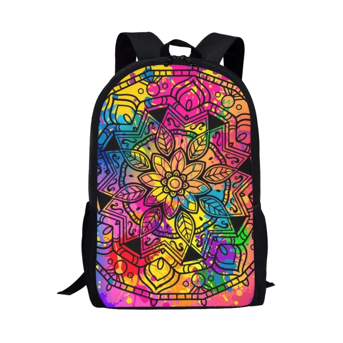 Fashion Mandala Orthopedics School Bags Kid Casual Backpack In Primary Schoolbag For Teenager Boys Girls Large Capacity Backpack