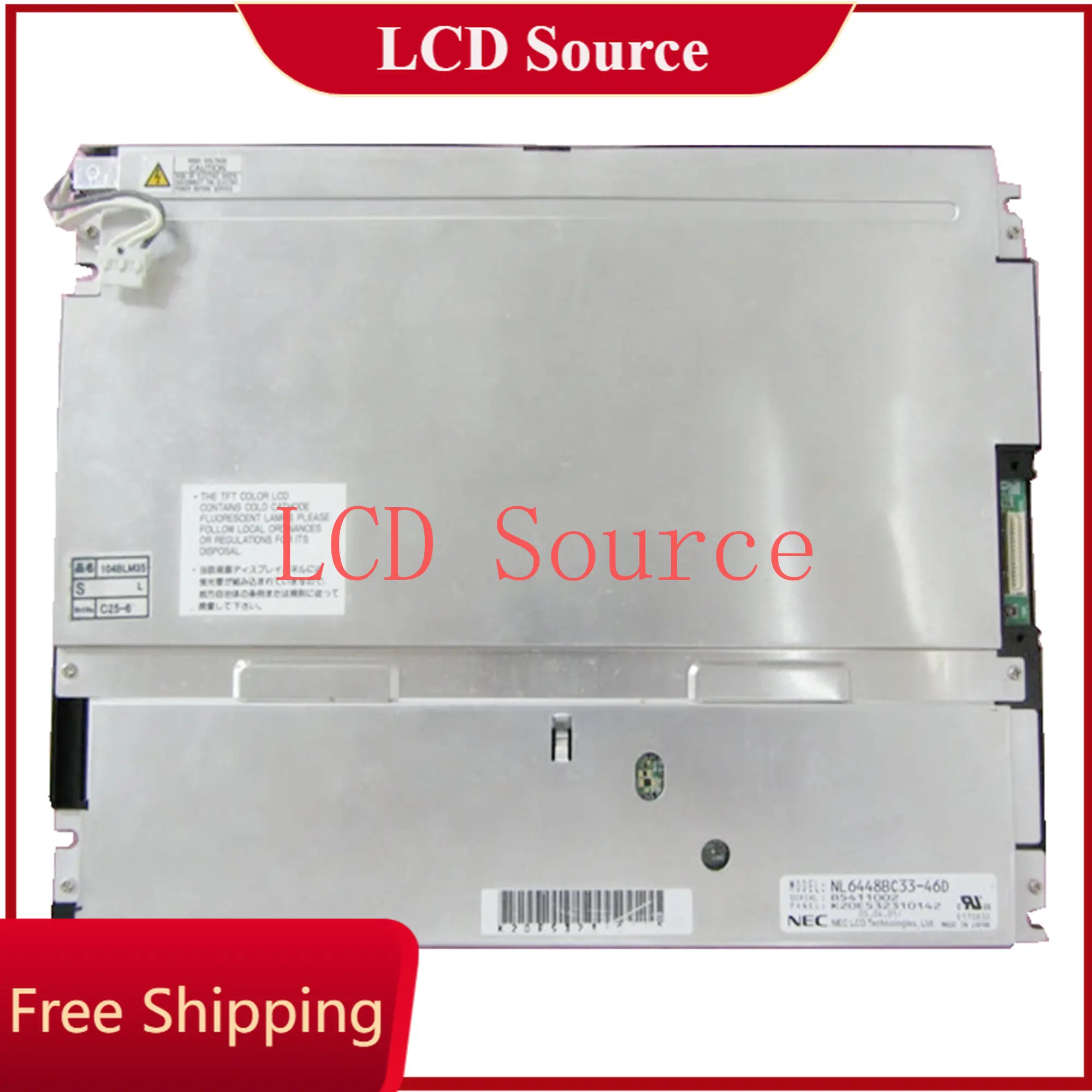 NL6448BC33-46D NL6448BC33-46D 10.4 inch 640×480 Original TFT Replacement LCD Screen Panel