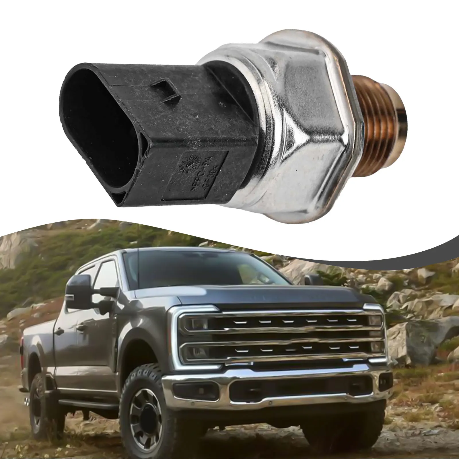 Fuel Rail Pressure Sensor for For FORD For TRANSIT MK7 Custom For TOURNEO Engine Efficiency with Material Design