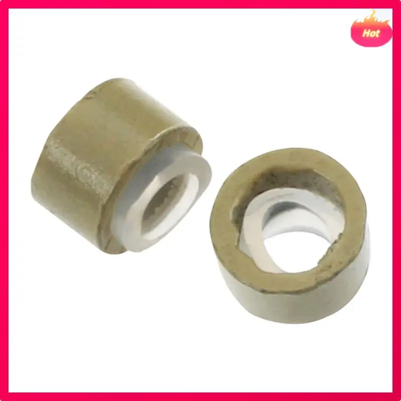 AD-400 قطعة 5 مللي متر لون أشقر سيليكون مبطن حلقات صغيرة وصلات خرز وصلات لينكيز لوصلات الشعر