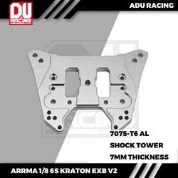 ADU Racing REAR SHOCK TOWER CNC 7075-T6 ALUMINUM FOR ARRMA 6s KRATON EXB V2