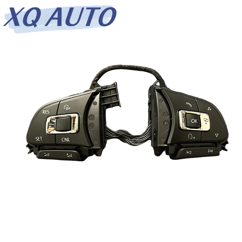 Suitable for MQB models multi-function steering wheel key cruise control way view piece passat b8 part number 5td959442