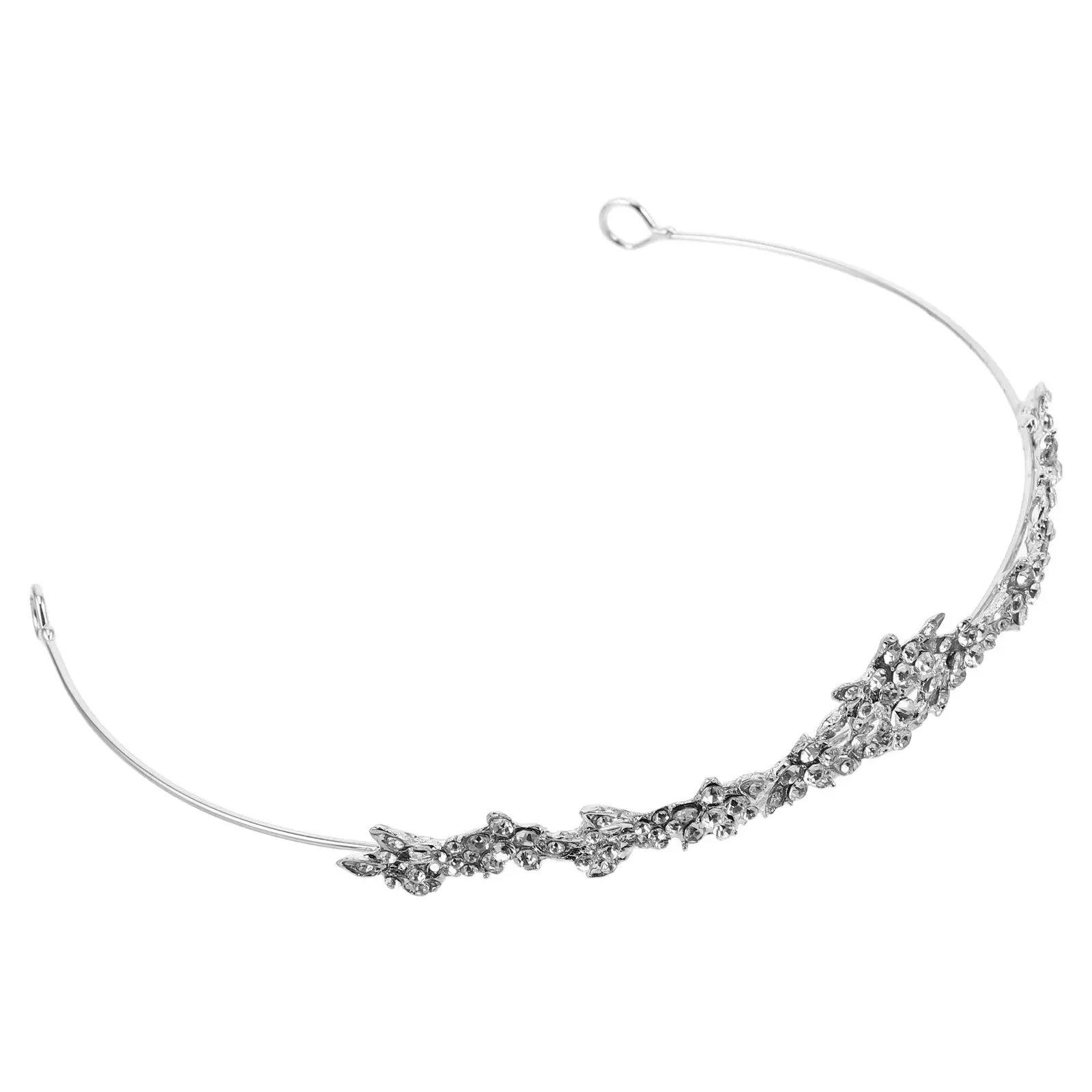 

Свадебная повязка на голову со стразами и кристаллами, корона для невесты, блестящий универсальный аксессуар для волос