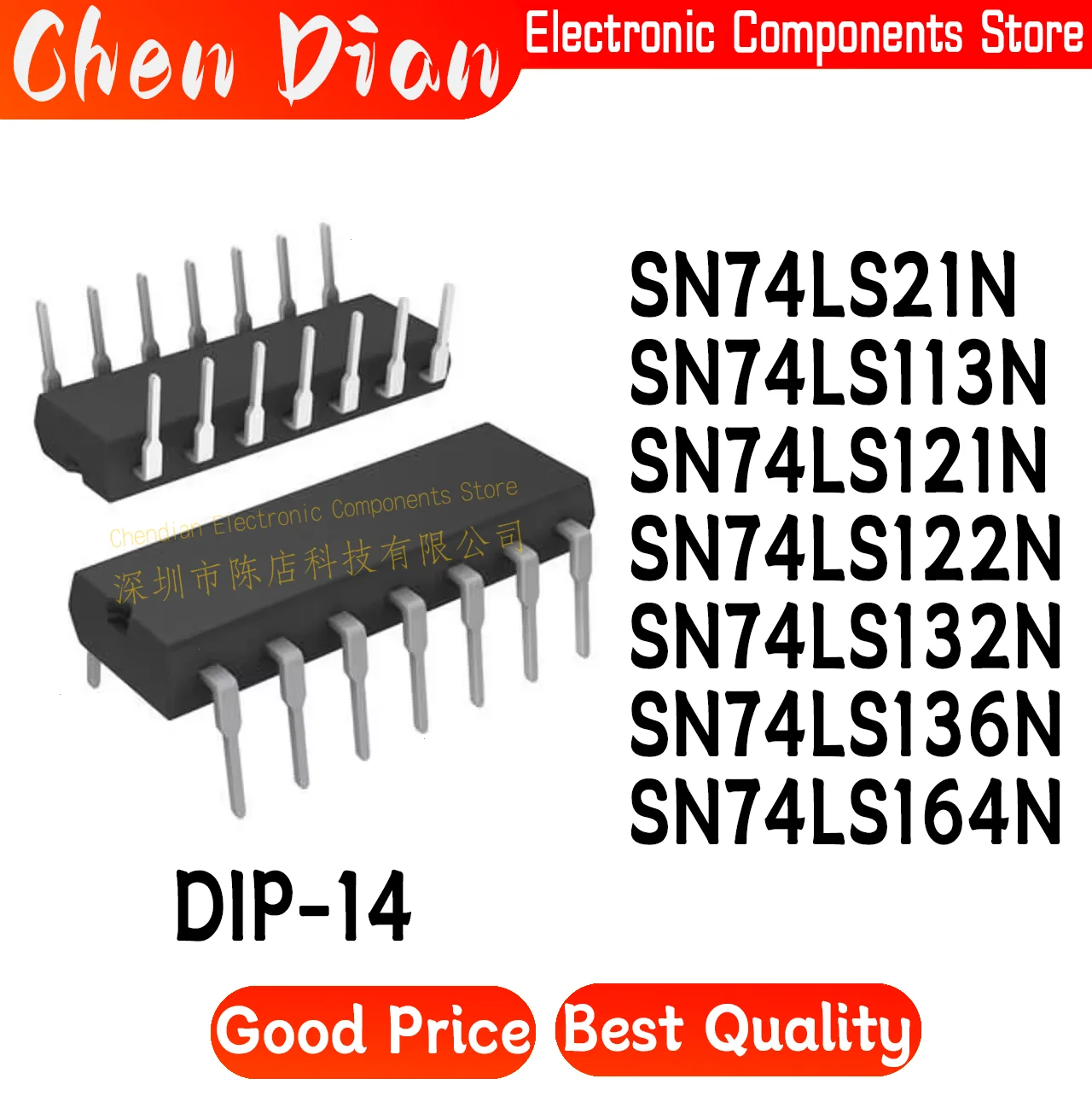 SN74LS21N SN74LS113N SN74LS121N SN74LS122N SN74LS132N SN74LS136N SN74LS164N New Original Authentic Logic DIP-14