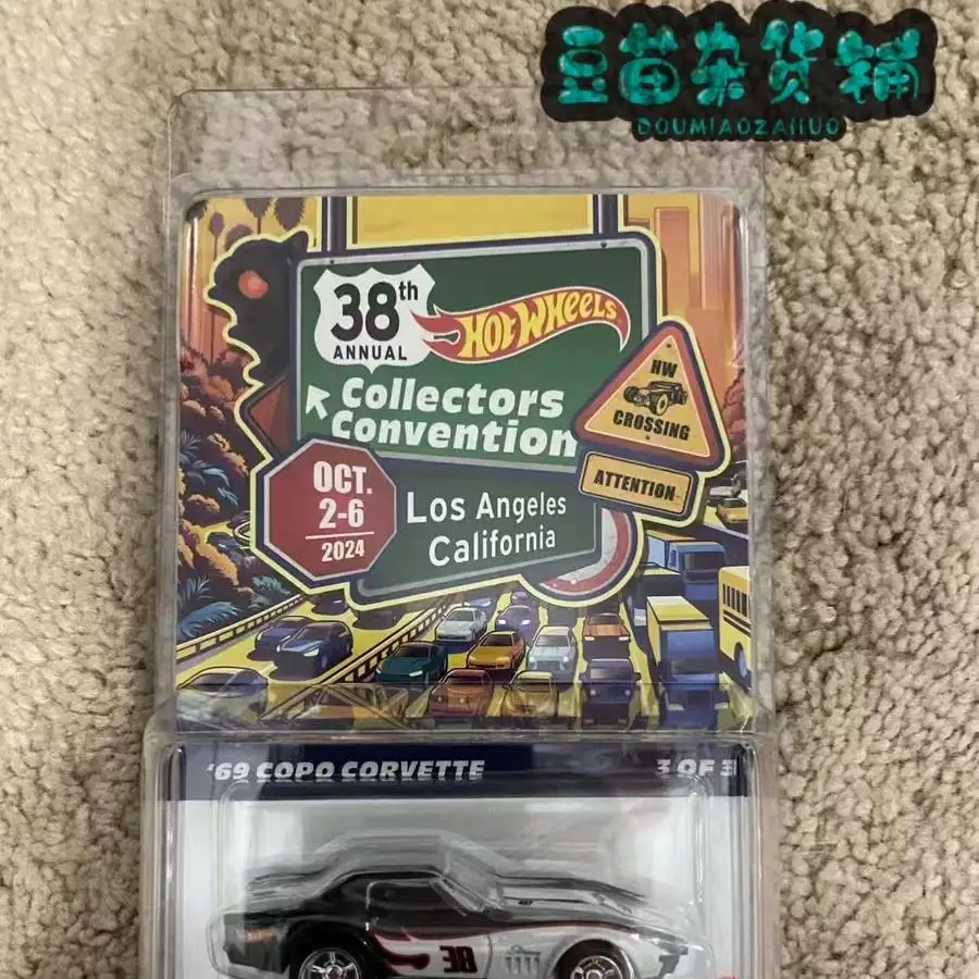 HOT WHEELS RLC 1:64 38th Los Angeles Show corvette Collection die cast alloy car model decoration gift