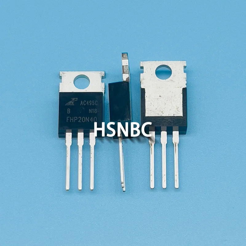 10Pcs/Lot FHP20N40 20N40 FHP20N40B TO-220 400V 20A MOSFET N-channel Power Transistor 100% New Original