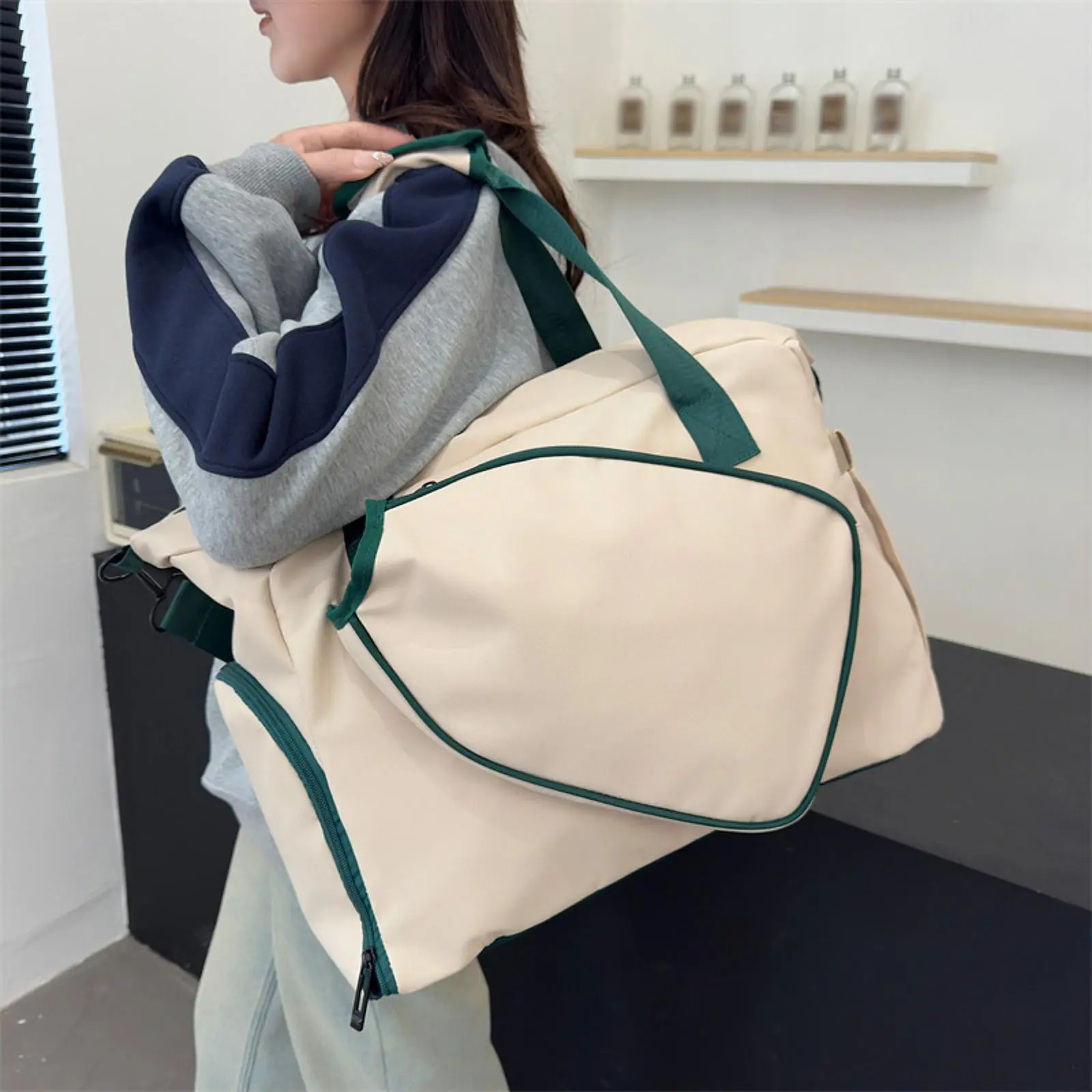 

Сумка для ракеток для пиклбола, легкая, с плечевым ремнем и отделением для обуви, для мужчин и женщин