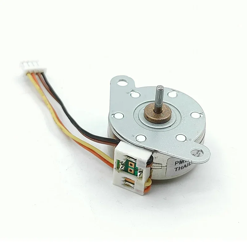 Minebea PM25S-048 Mini 25mm Round Thin Stepper Motor Micro 2-Phase 4-Wire Stepping Motor 7.5 Degree 2mm Shaft DIY Printer