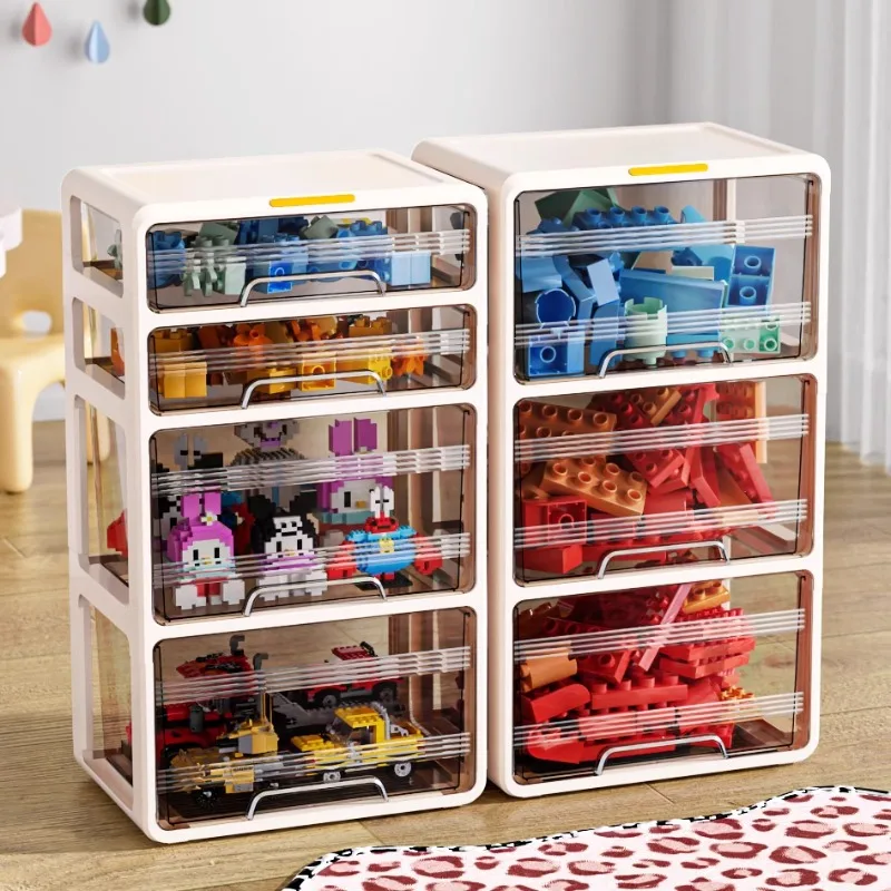 Storage cabinet, drawer type, multi-layer removable locker under table, living room, snacks, toys, office sundries