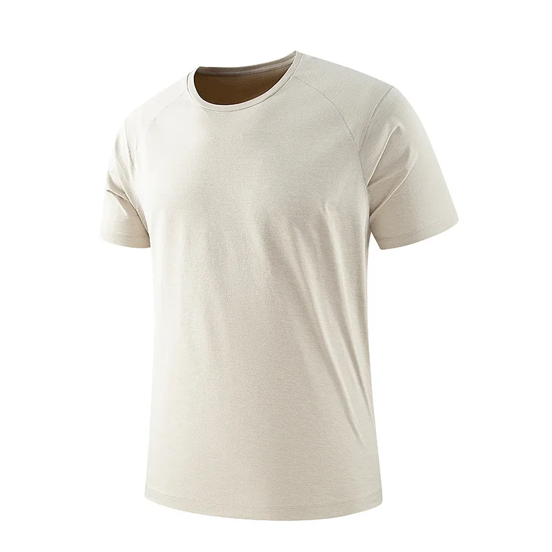 

Summer Men's Running T-Shirt Quick Dry Breathable Lightweight Athletic Tee with Reflective for Outdoor Jogging Fitness Training