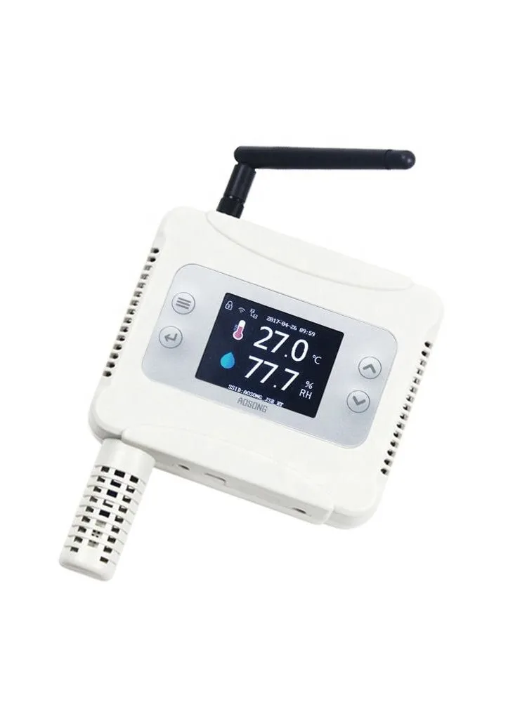 

Temperature And Humidity Transmitter Data Logger With WIFI Signal