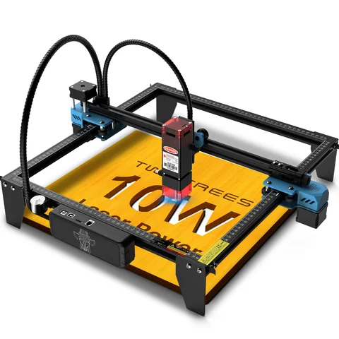 Máquina de Gravação a Laser TwoTrees TTS-10 Pro TTS-55 Pro 40W/80W para Corte e Gravação em Madeira, Acrílico e Aço Inoxidável
