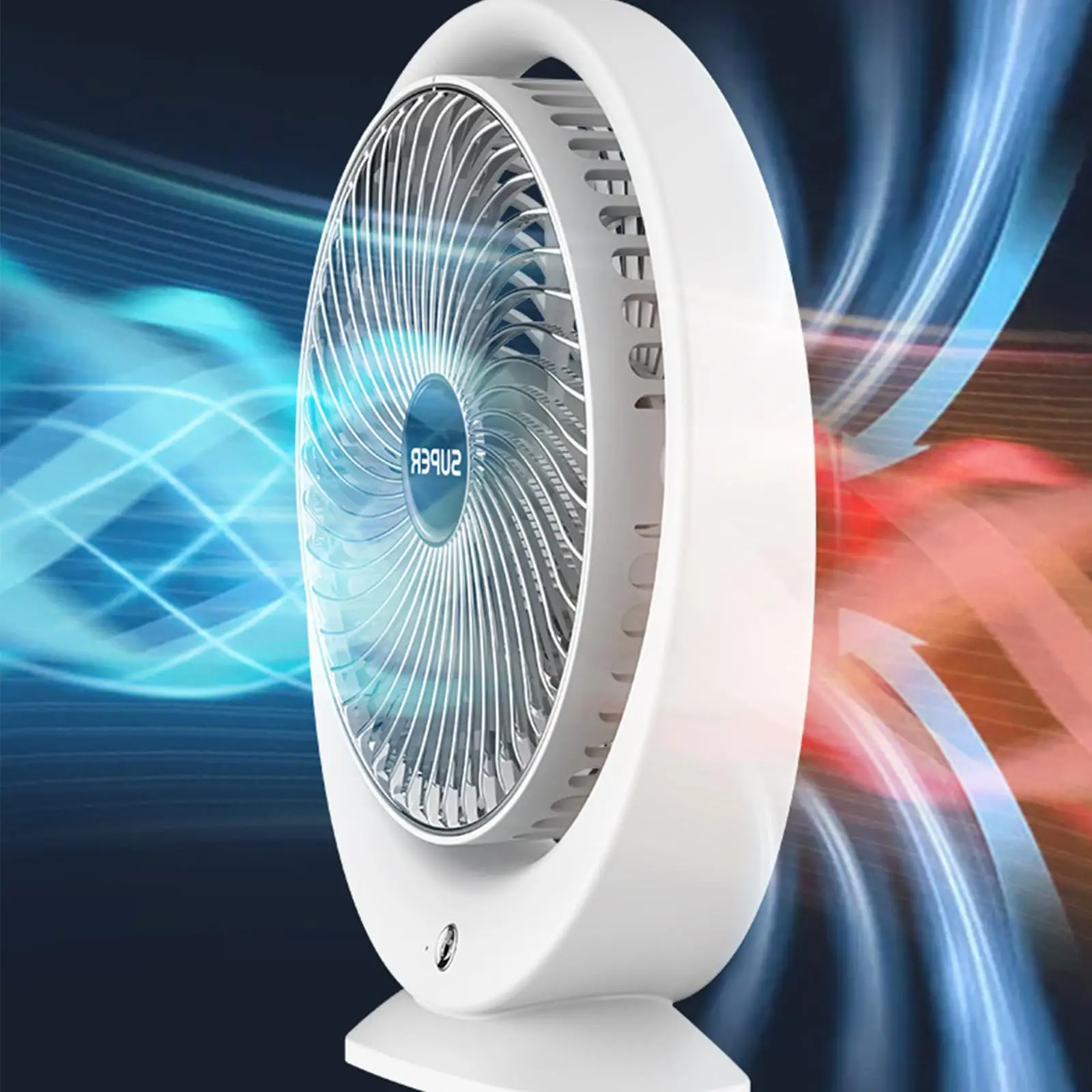 Desktop Fan Removable Fan Cover Silent Personal Fan for Travel Bedroom Home Portable Desk fan Table Fan Mini Fan rechargeable