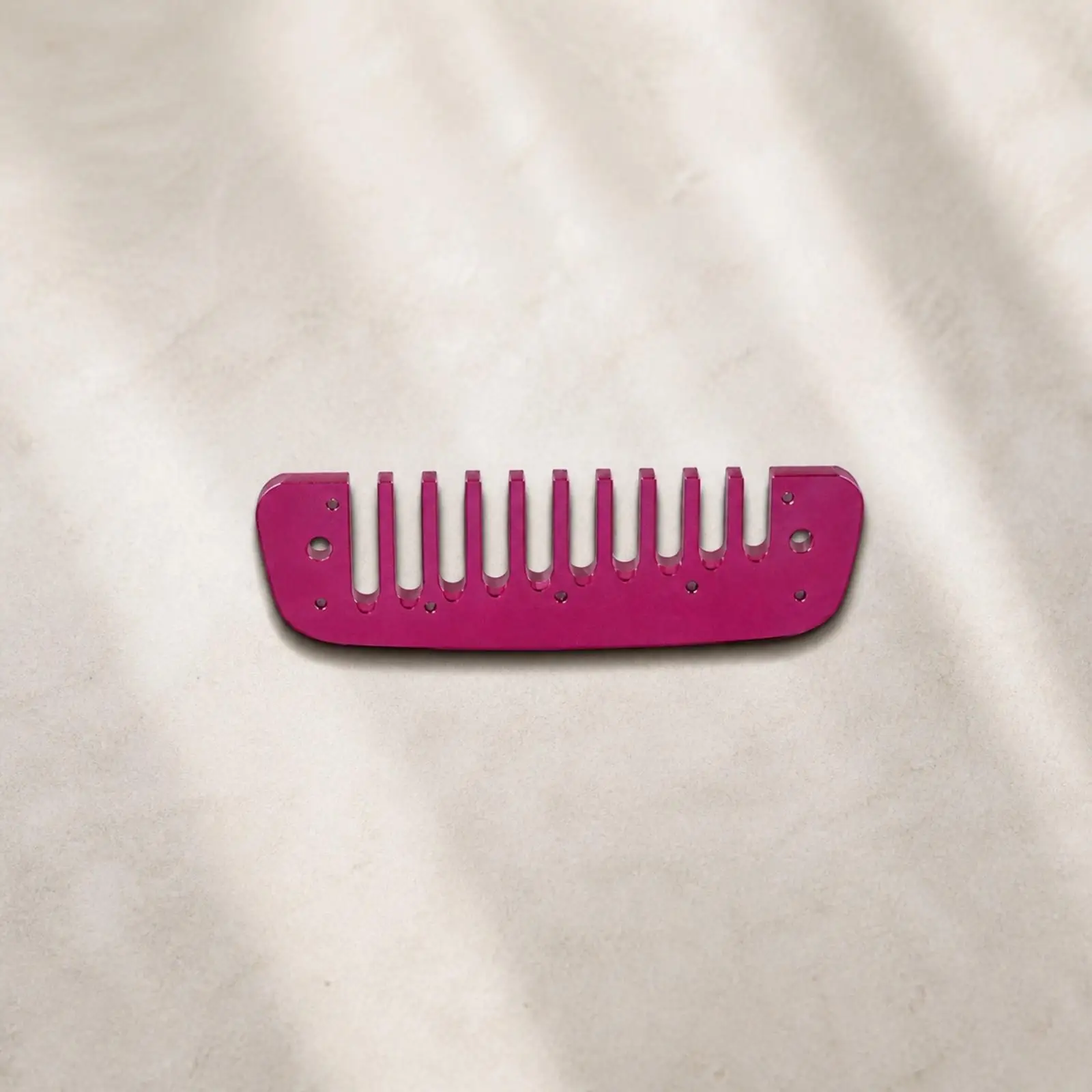 Durable Metal Harmonica Comb Mouth Organ Decorative Replacement Part with Mounting Holes for Professional Instrument Maintenance