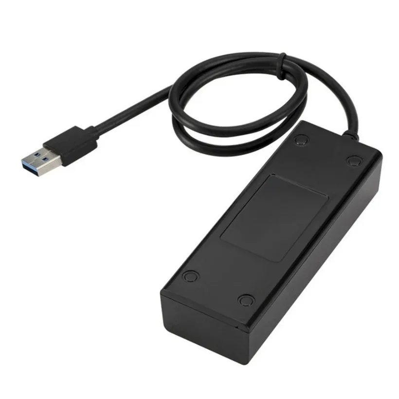 USB Hub 4 Port USB 3,0 Hub Splitter Hochgeschwindigkeits-Hub Hochgeschwindigkeits-Multi-Erweiterung für Desktop-PC Laptop Adapter USB 3,0 Hub