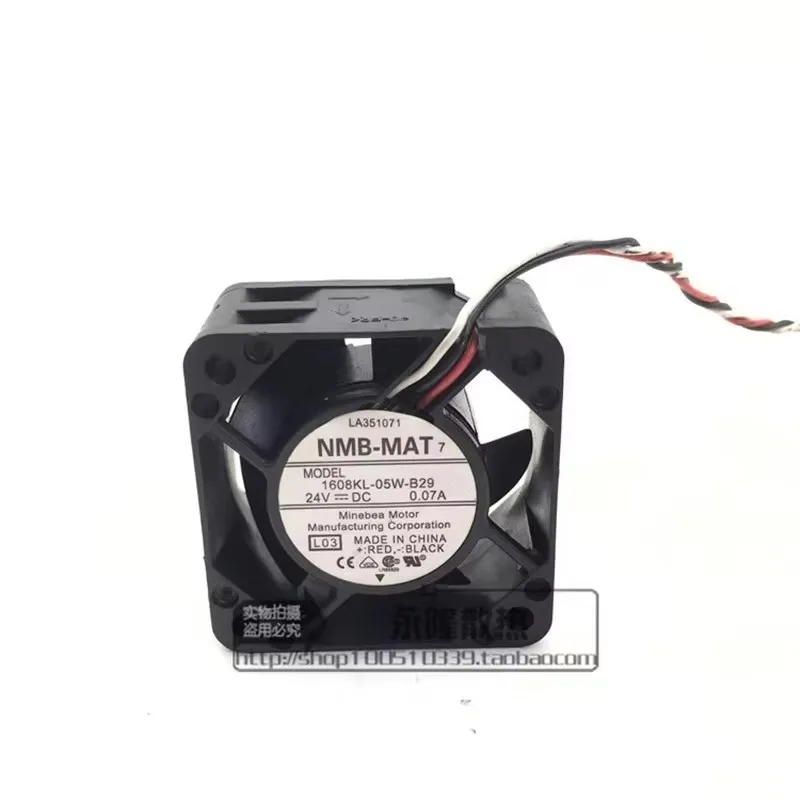 

Оригинальный вентилятор охлаждения 40*40*20 мм, 4 см, 24В, 0.07А, 1608KL-05W-B29 для преобразователя частоты станков с ЧПУ