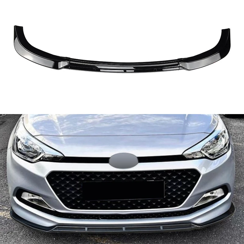 

Front Bumper Lip Spoiler Splitter For Hyundai I20 MK2 Pre-facelift 2015-2017 Diffuser Body kits