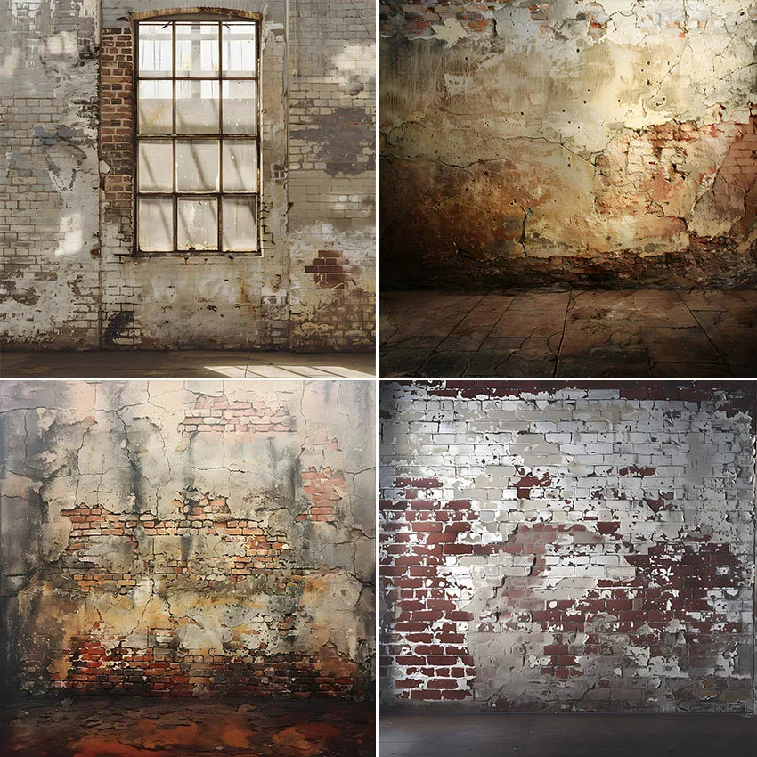 Mehofond Photography Background Vintage Rustic Brick Wall Adult Birthday Wedding Maternity Portrait Decor Backdrop Photo Studio