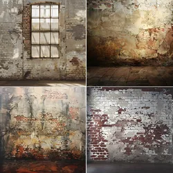 Mehofond Photography Background Vintage Rustic Brick Wall Adult Birthday Wedding Maternity Portrait Decor Backdrop Photo Studio